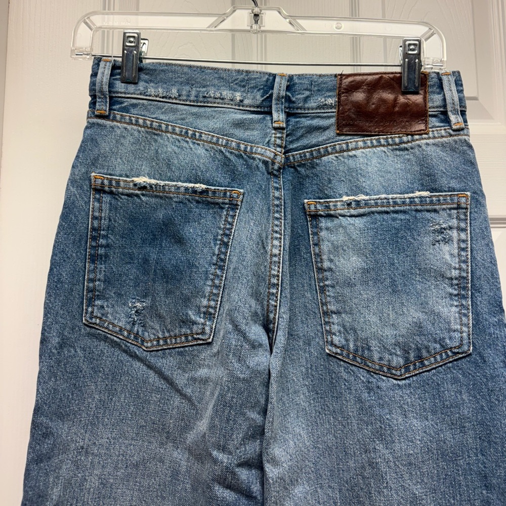 Zara The New Daddy Distressed Straight Leg Jeans β Womenβs Size 2 (EUR 34) - Picture 5 of 9
